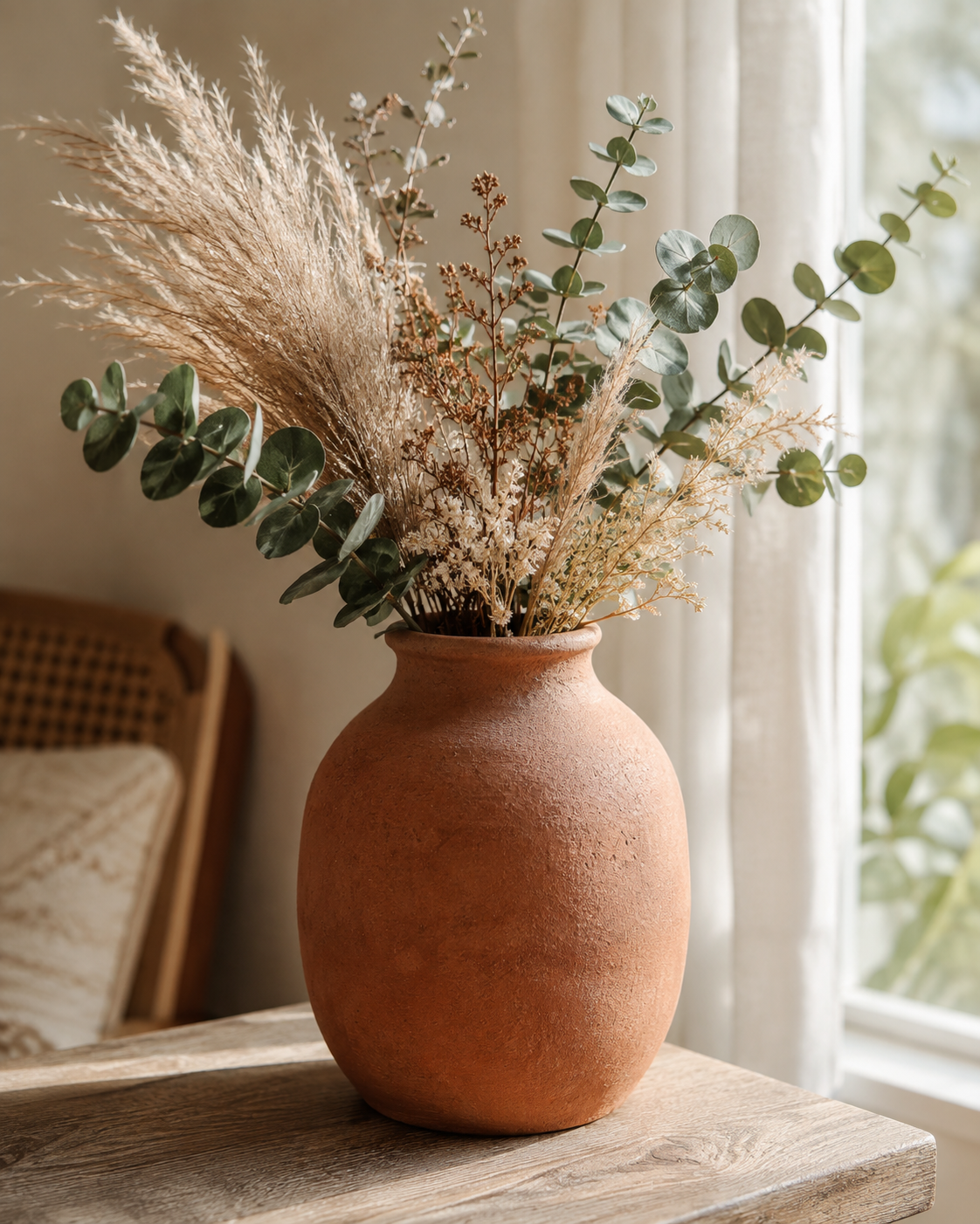 dollar store home decor hacks faux floral arrangement